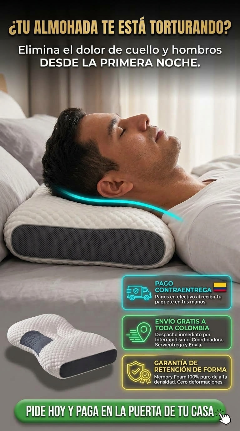 Hero Almohada Ortopedica Cervical Descanso