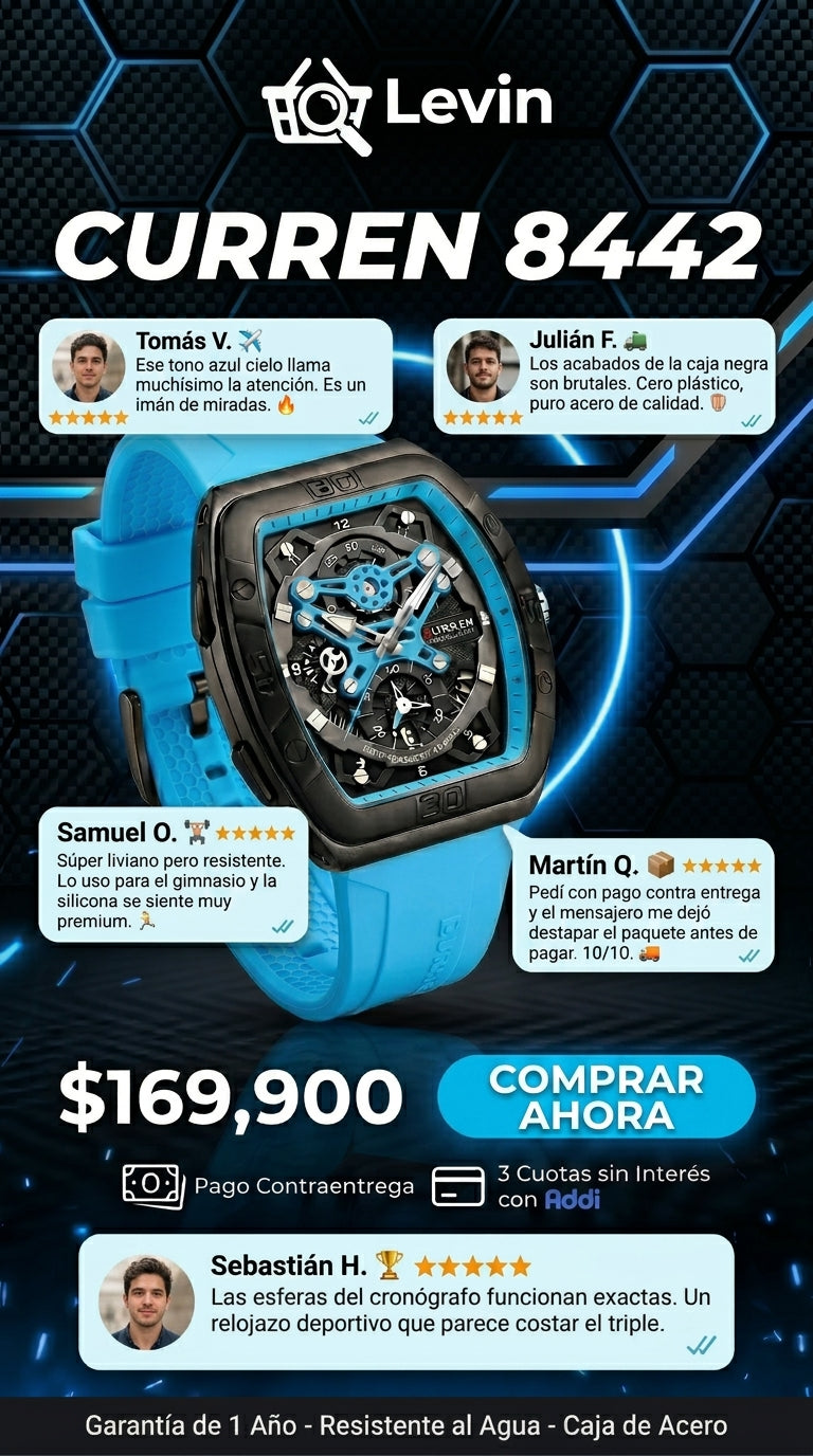 Colores Reloj Curren 8442