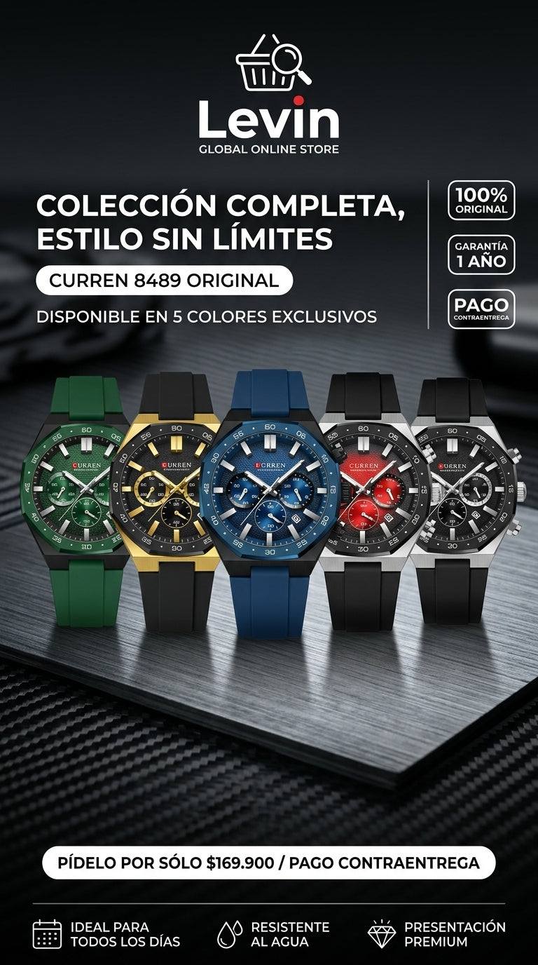 Detalles Oro RELOJERIA CURREN 8489
