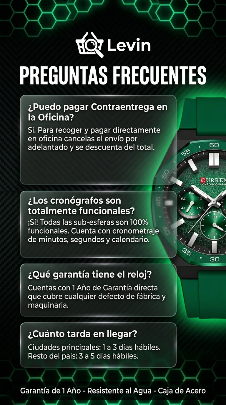 Detalles Rojo reloj curren 8489
