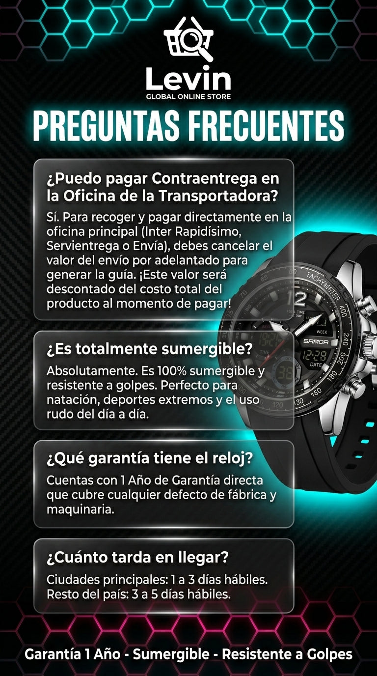 Detalles Rojo Reloj Original Sanda 6279 #2