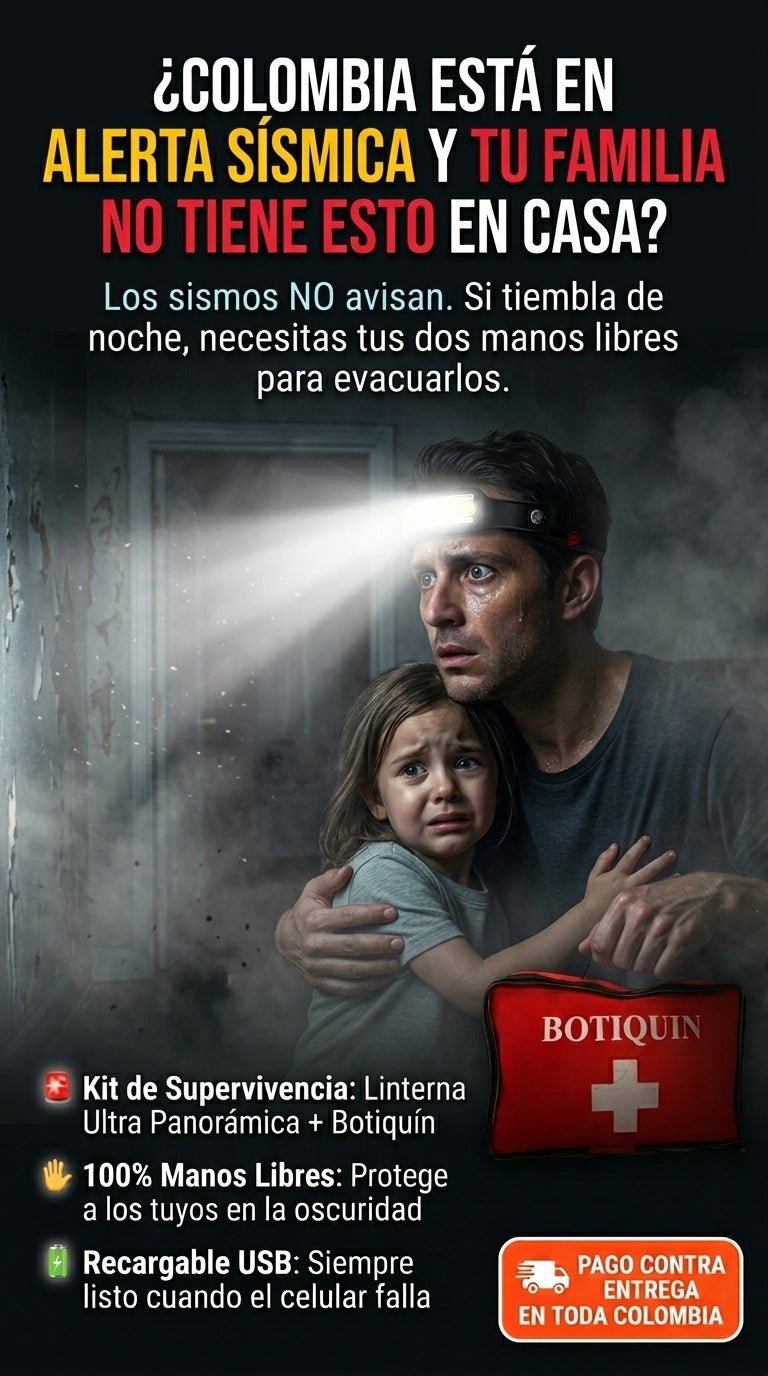 Linterna Frontal 3 Luces Led Alto Brillo