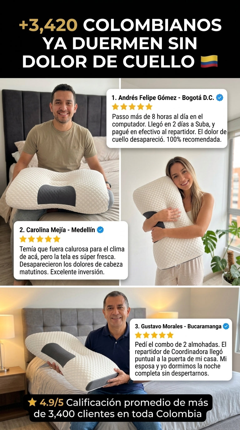 Detalles 8 Almohada Ortopedica Cervical Descanso