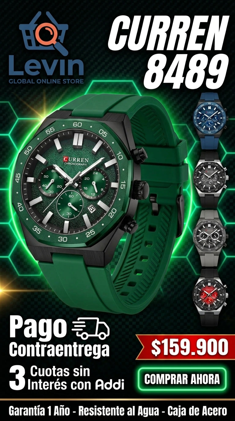 Detalles Oro reloj curren 8489