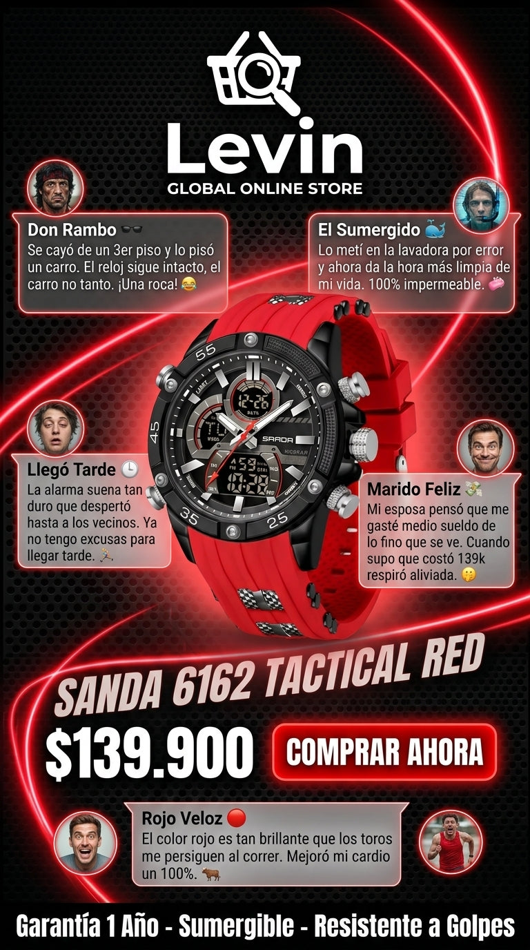Colores Reloj Original Sanda 6162