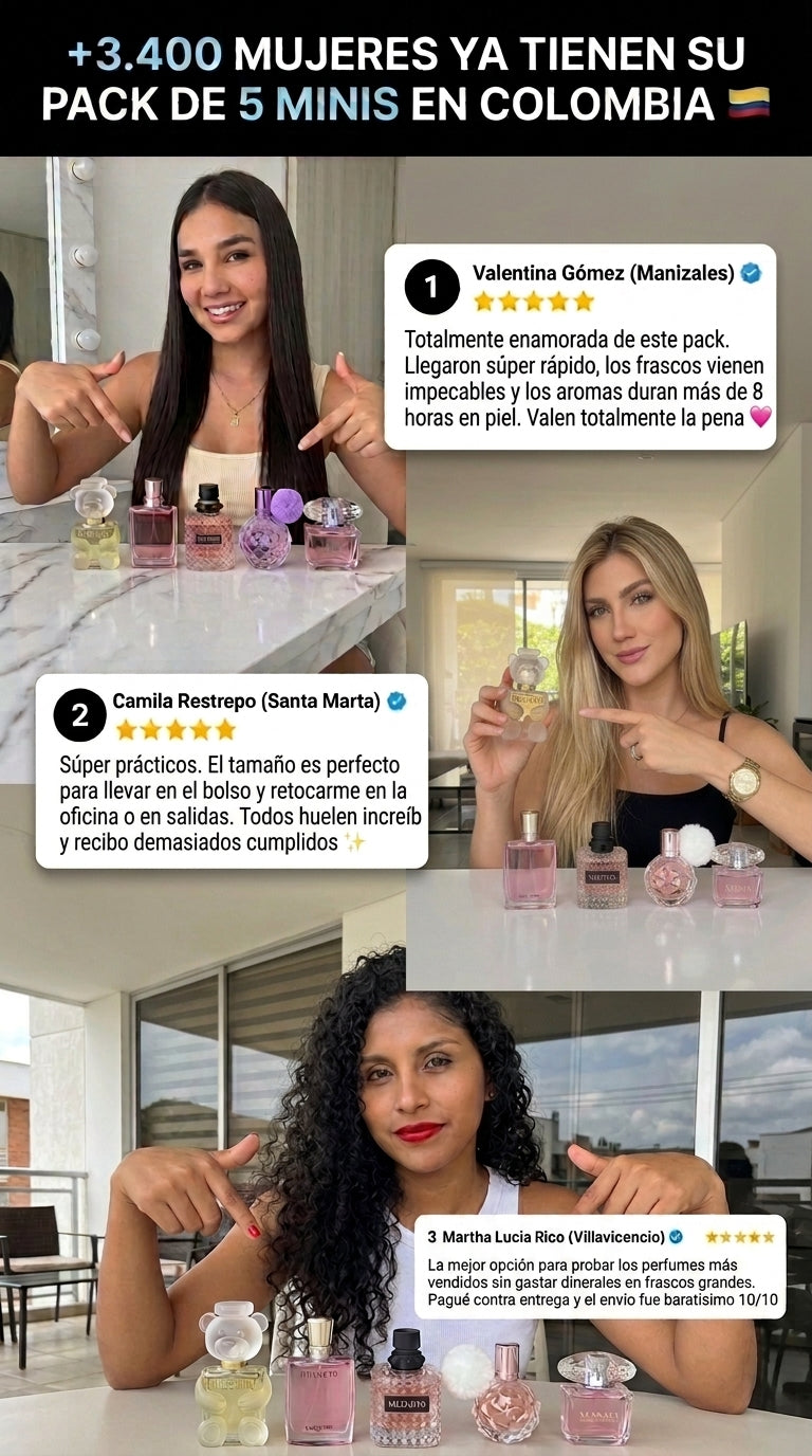 Detalles 2 MINI PERFUMES-ORIGINALES