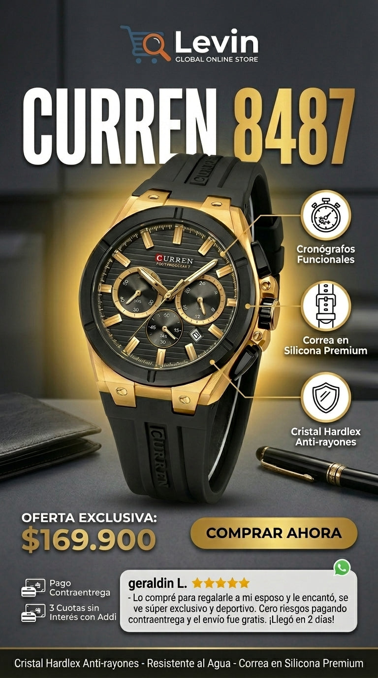 Colores RELOJERIA CURREN 8487
