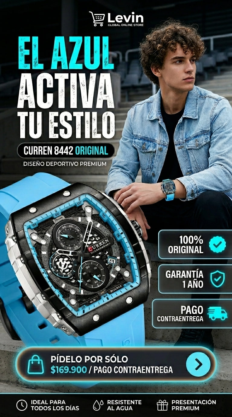 Hero Reloj Curren 8442 AZUL