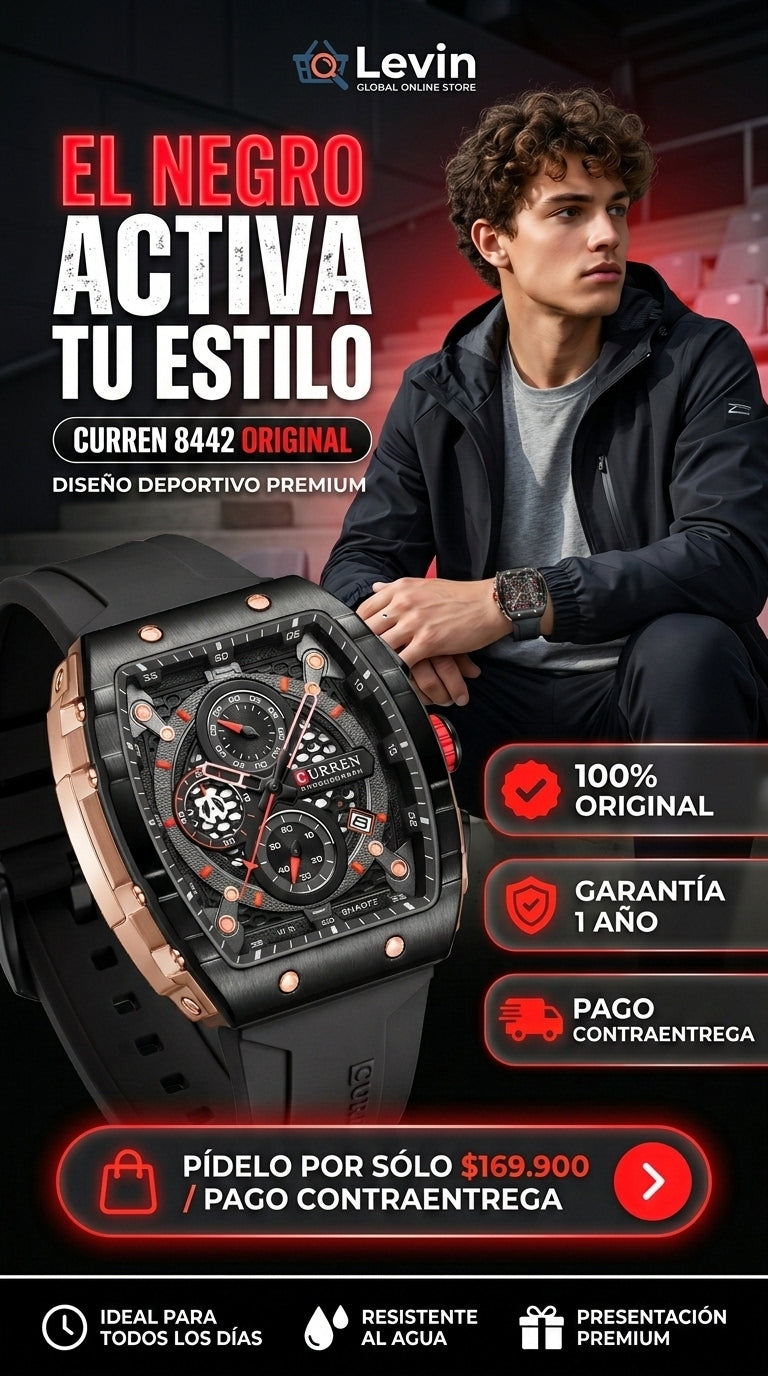 Hero Reloj Curren 8442 NEGRO
