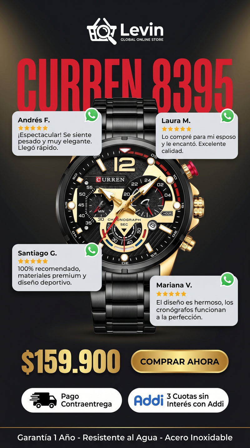 Colores Reloj Curren 8395